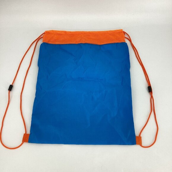 Build A Bear BABW BLUE/ORANGE Drawstring Tote Cinch Bag - Picture 2 of 4